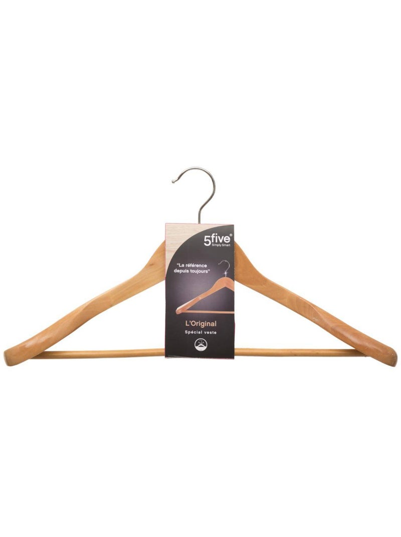 Cintre à veste en bois hang'suit Beige - Kiabi