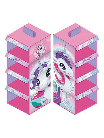 Cintre Organisateur De Placard - 4 niveaux - Licorne - 29x28x65 cm