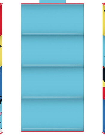 Cintre Organisateur De Placard - 4 niveaux - Mickey- 29x28x65 cm