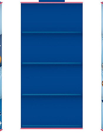 Cintre Organisateur De Placard - 4 niveaux - Pat'Patrouille-29x28x65 cm