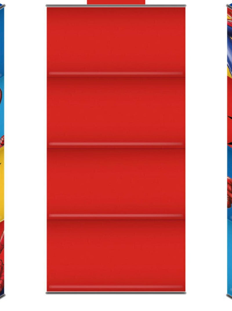 Cintre Organisateur De Placard - 4 niveaux - Spiderman -29x28x65 cm Rouge - Kiabi