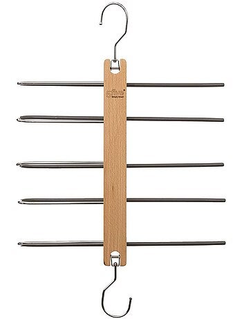 Cintre pour 5 pantalons en bois hang' pant