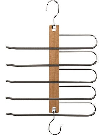 Cintre pour 5 pantalons en bois hang' pant