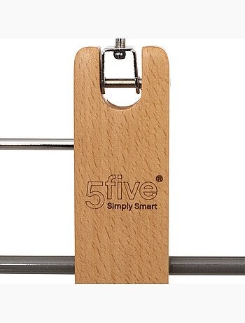 Cintre pour 5 pantalons en bois hang' pant