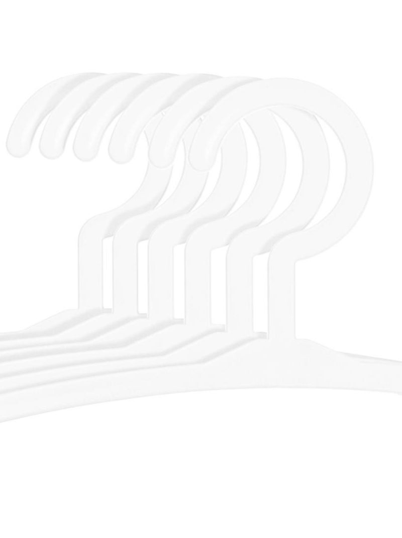 Cintres en plastique x 6 pour enfant Blanc - Kiabi