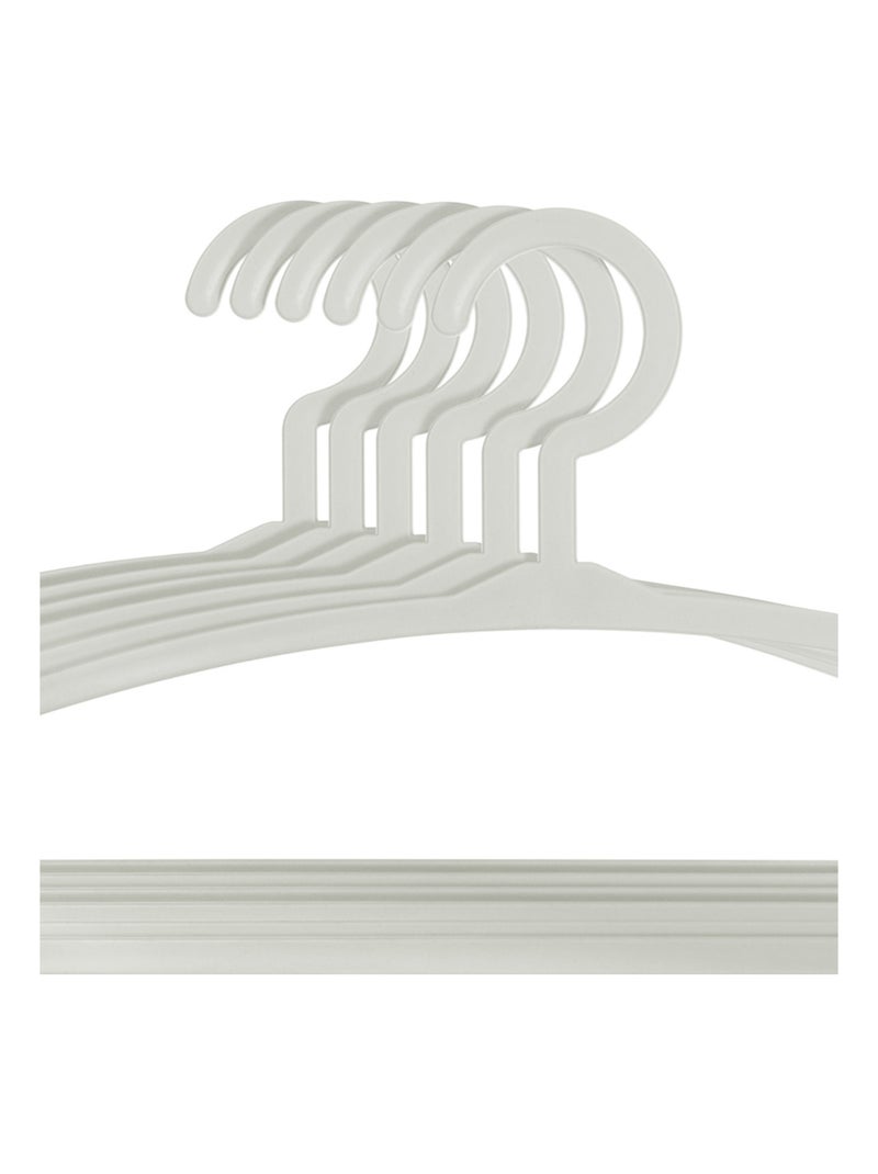 Cintres en plastique x 6 pour enfant Gris - Kiabi