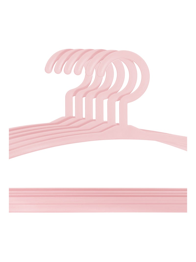 Cintres en plastique x 6 pour enfant Rose - Kiabi