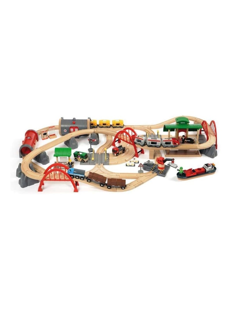 Circuit de chemin de fer Deluxe Beige - Kiabi