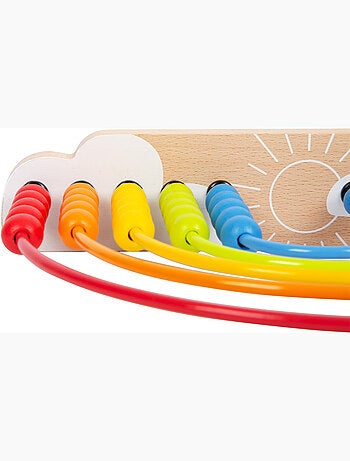 Circuit de motricité et boulier Arc-en-ciel