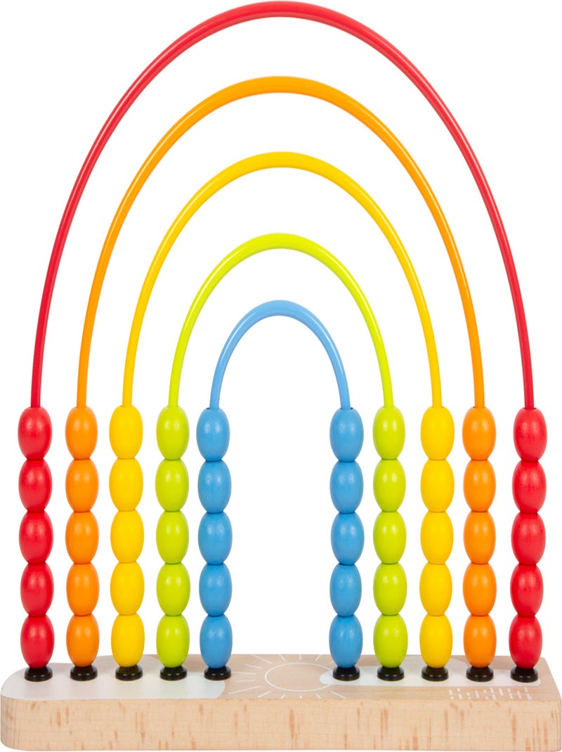 Circuit de motricité et boulier Arc-en-ciel Rouge - Kiabi