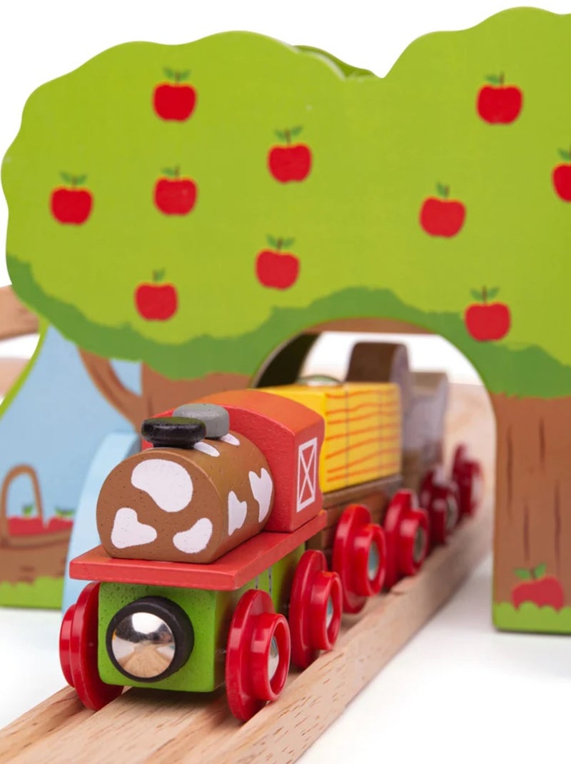 Circuit de train Ferme Beige - Kiabi