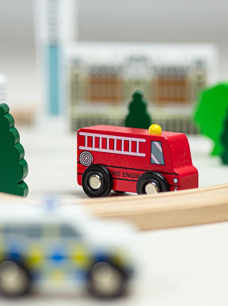 Circuit de train Ville de Londres Beige - Kiabi