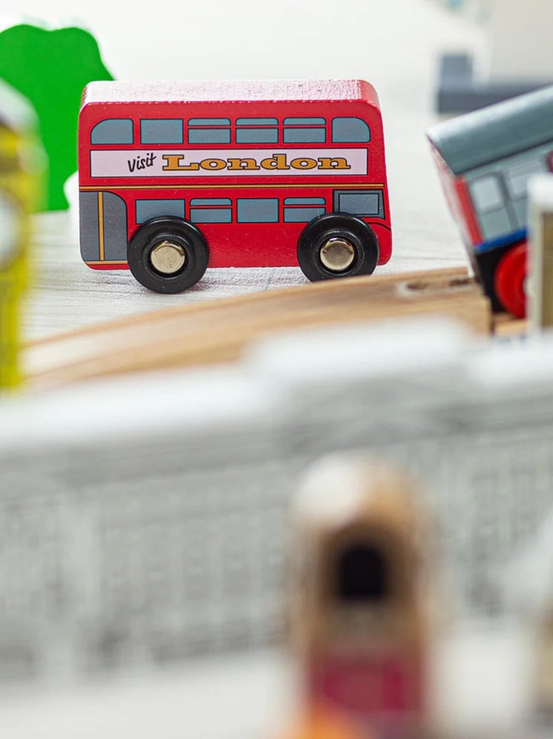 Circuit de train Ville de Londres Beige - Kiabi