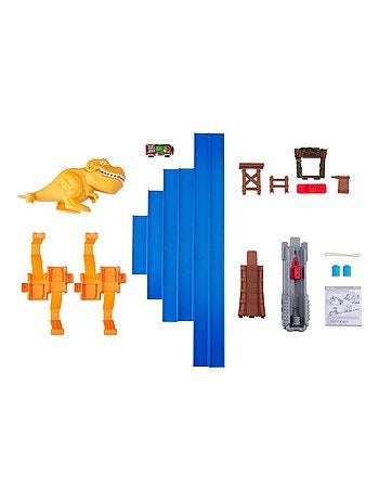 Circuit de voitures - T-Rex Attack Metal Machine