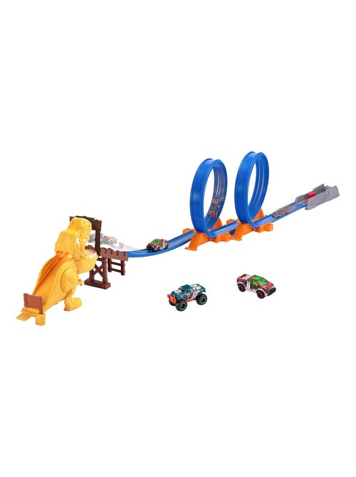 Circuit de voitures - T-Rex Attack Metal Machine - Kiabi