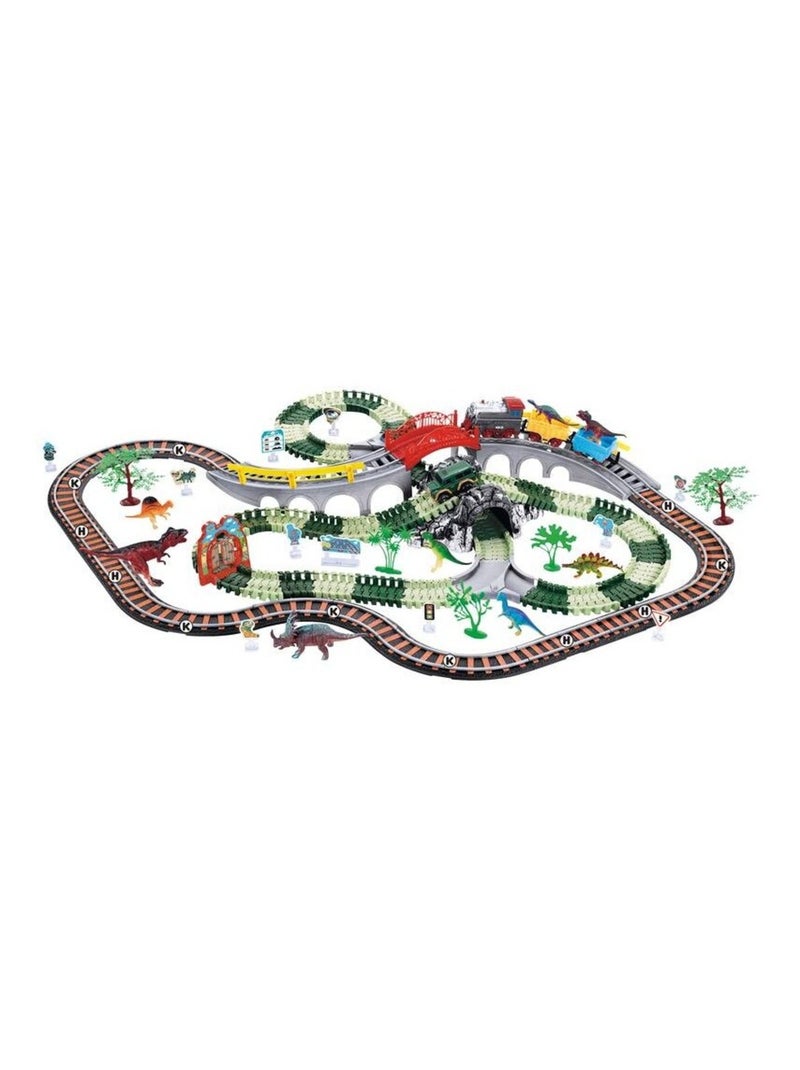 Circuit Dinosaure 259 Pièces Multicolore - Kiabi