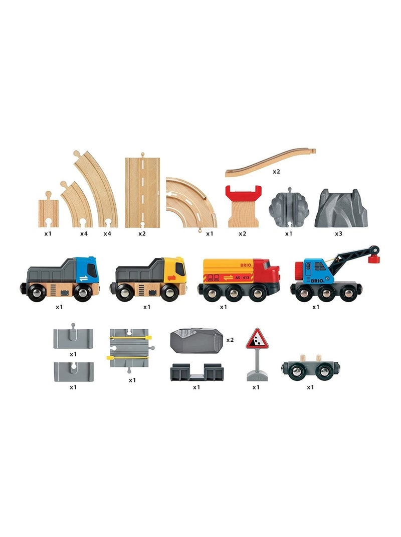 Circuit rail route transport de roches Beige - Kiabi