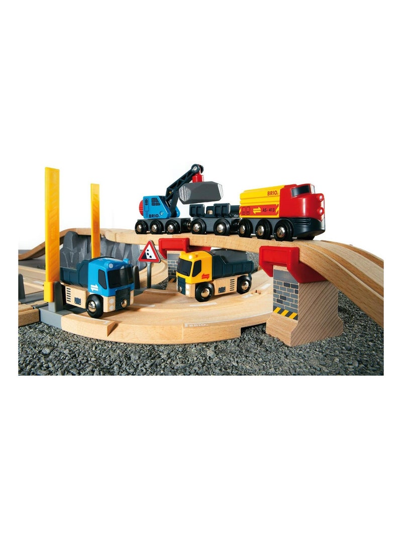 Circuit rail route transport de roches Beige - Kiabi