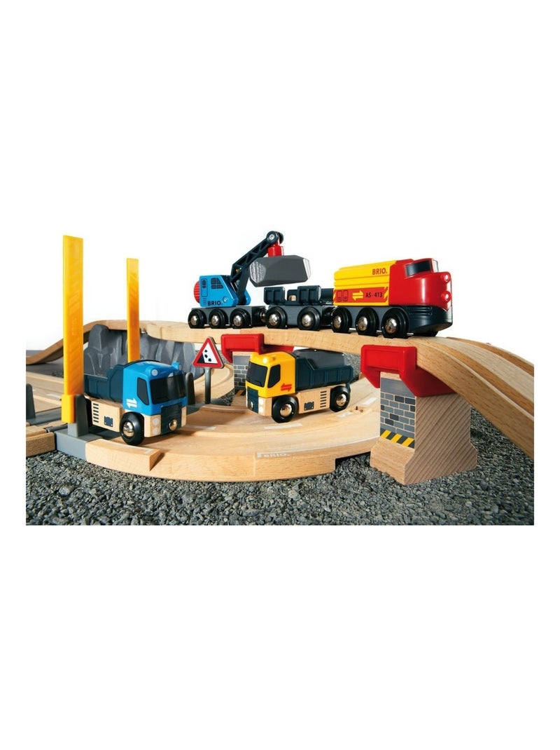 Circuit rail route transport de roches Beige - Kiabi
