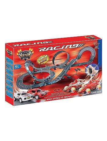 Circuit voiture télécommandé avec looping 2 voitures