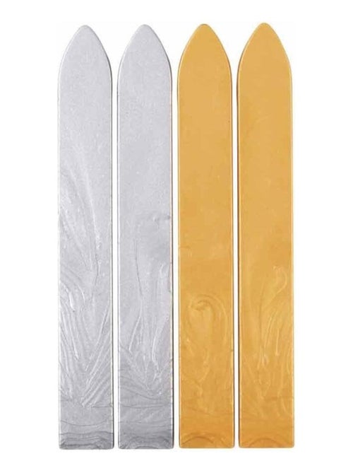 Cire à cacheter, or et argent 12 g - Rayher - Kiabi