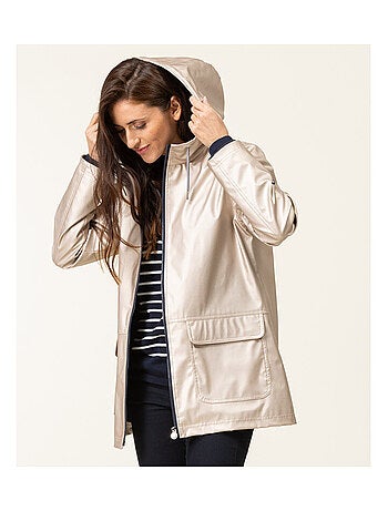 Ciré beige doré Femme