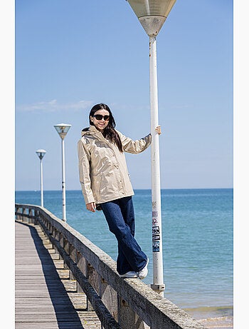 Ciré brillant femme 'breizh ocean', imperméable femme