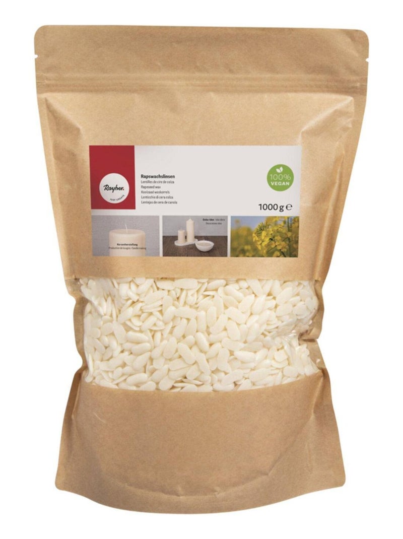 Cire de colza pour moulage 1kg - Rayher Blanc - Kiabi