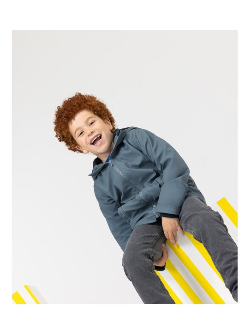 Ciré doublé polaire - Terre de Marins Gris foncé - Kiabi