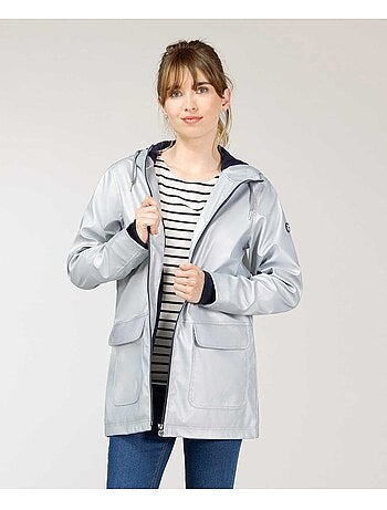 Ciré femme imperméable avec capuche - terre de marins