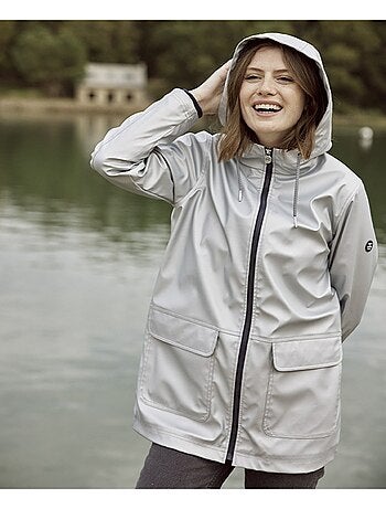 Ciré femme imperméable avec capuche - terre de marins