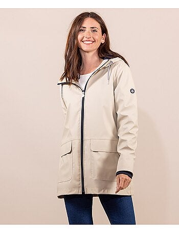 Ciré femme imperméable avec capuche - terre de marins