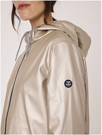 Ciré femme imperméable avec capuche - terre de marins