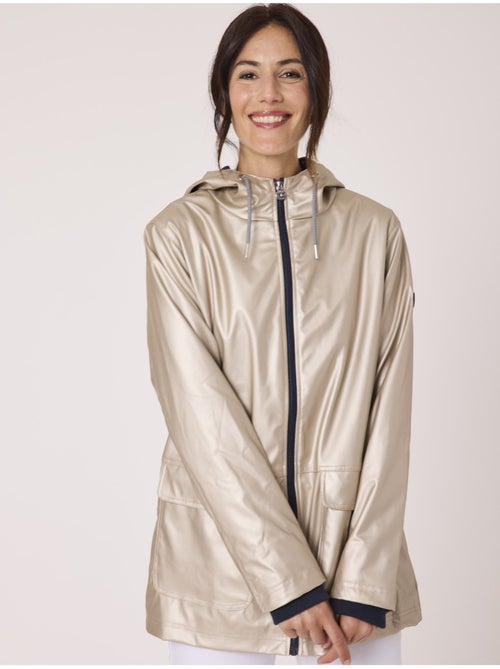 Ciré femme imperméable avec capuche - terre de marins - Kiabi Ciré femme imperméable avec capuche - terre de marins - Kiabi