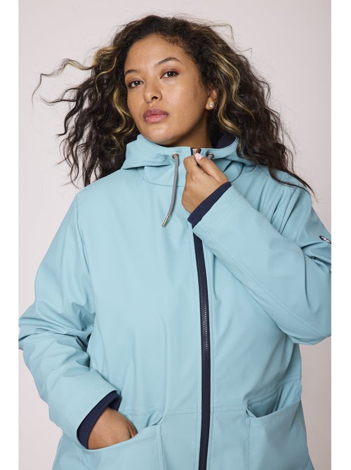 Ciré femme imperméable doublé polaire - terre de marins - Kiabi Ciré femme imperméable doublé polaire - terre de marins - Kiabi