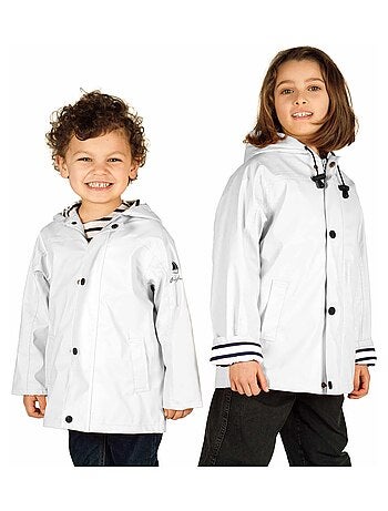 Ciré fille 'Breizh Océan' coupe droite, intérieur rayé