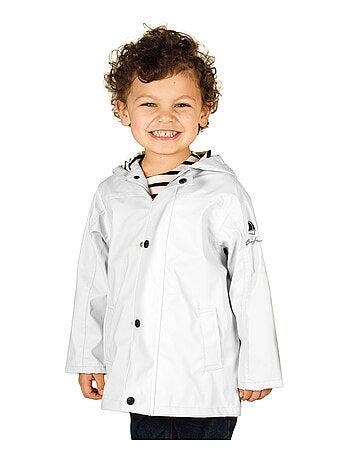 Ciré fille 'Breizh Océan' coupe droite, intérieur rayé