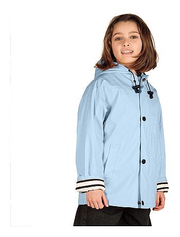 Ciré fille 'Breizh Océan' coupe droite, intérieur rayé