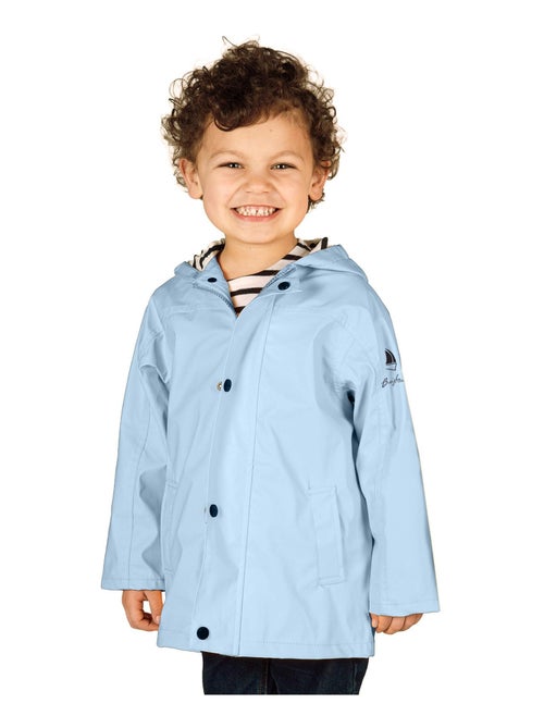 Ciré fille 'Breizh Océan' coupe droite, intérieur rayé - Kiabi