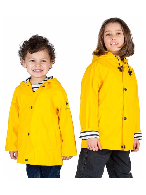 Ciré fille 'Breizh Océan' coupe droite, intérieur rayé - Kiabi