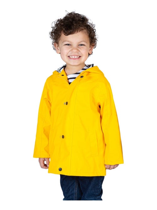 Ciré fille 'Breizh Océan' coupe droite, intérieur rayé - Kiabi