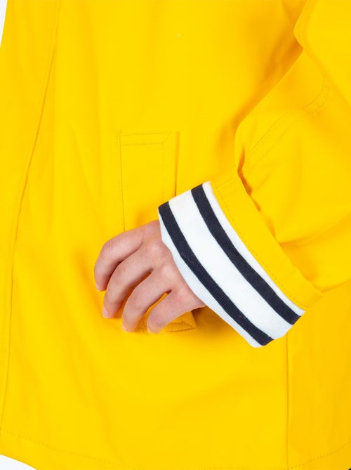 Ciré fille 'Breizh Océan' coupe droite, intérieur rayé - Kiabi