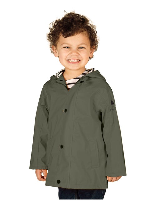 Ciré fille 'Breizh Océan' coupe droite, intérieur rayé - Kiabi