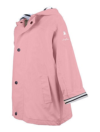 Ciré fille 'Breizh Océan' coupe droite, intérieur rayé