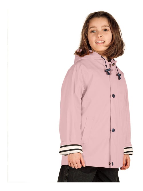 Ciré fille 'Breizh Océan' coupe droite, intérieur rayé - Kiabi