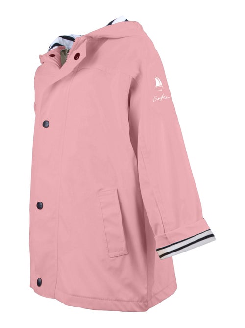 Ciré fille 'Breizh Océan' coupe droite, intérieur rayé - Kiabi