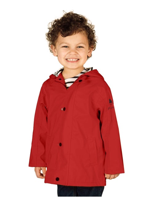 Ciré fille 'Breizh Océan' coupe droite, intérieur rayé - Kiabi