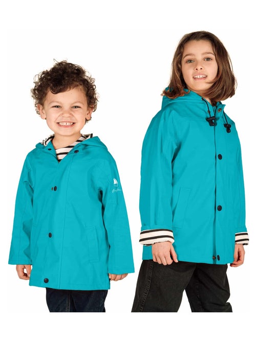 Ciré fille 'Breizh Océan' coupe droite, intérieur rayé - Kiabi