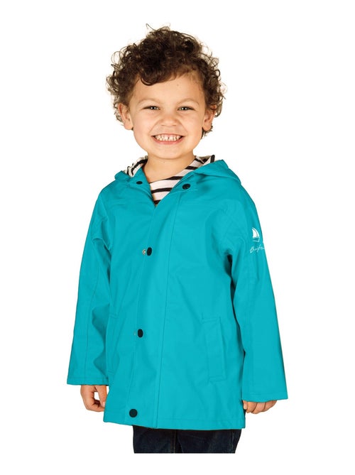 Ciré fille 'Breizh Océan' coupe droite, intérieur rayé - Kiabi