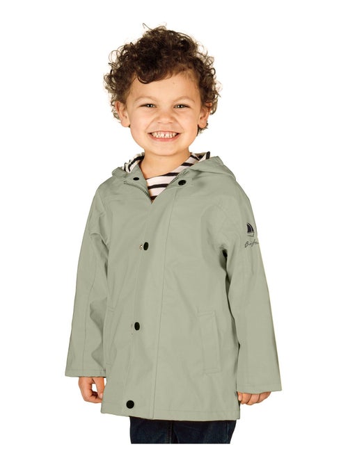 Ciré fille 'Breizh Océan' coupe droite, intérieur rayé - Kiabi